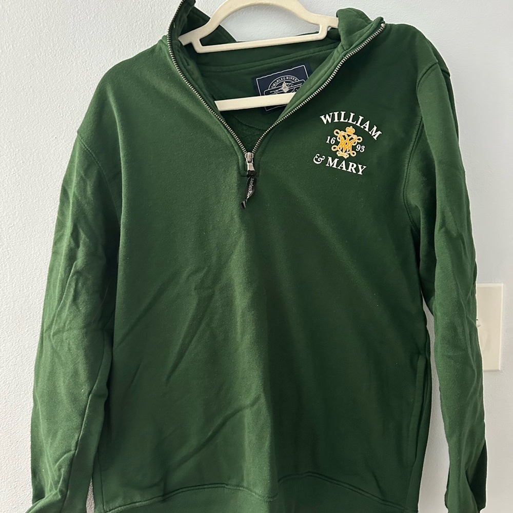 William and Mary Half-Zip Sweater